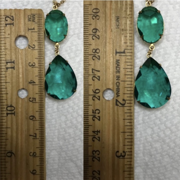 Witches of East End Handmade Replica of Wendy’s Teardrop Double Emerald Necklace - Picture 13 of 14